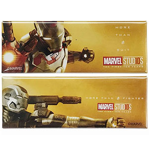 マーベルスタジオ 10th アニバーサリー/ スクエア缶バッジセット B