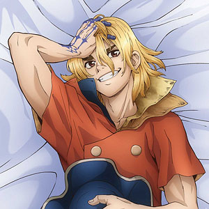 Dr.STONE 抱き枕カバー 描き下ろし プレミアム抱き枕カバー 七海龍水