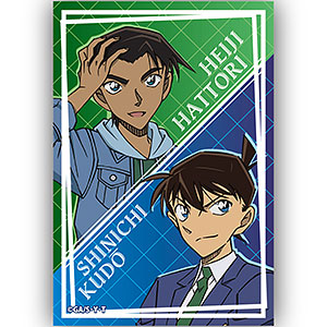 名探偵コナン スクエア型缶バッジVol.4 工藤新一＆毛利蘭