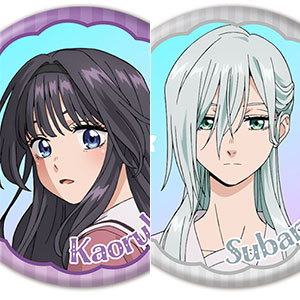 TVアニメ『薫る花は凛と咲く』オーロラ缶バッジ2個セット 和栗薫子＆紬