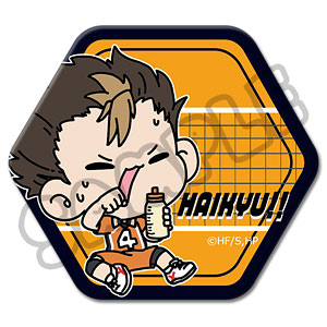 ハイキュー！！」第8弾 六角形缶バッジ(mochocho) M-VB(影山飛雄