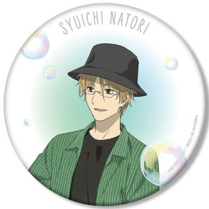 夏目友人帳 描き下ろしイラスト 的場静司 シャボン玉ver. BIG缶バッジ