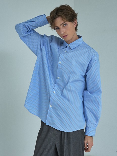 オーバーサイズ レギュラーカラーシャツ / イージーケア｜ABAHOUSE