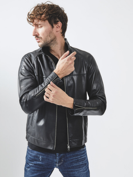 フレンチアーミー レザージャケット｜OUTLET (MEN'S) / アウトレット