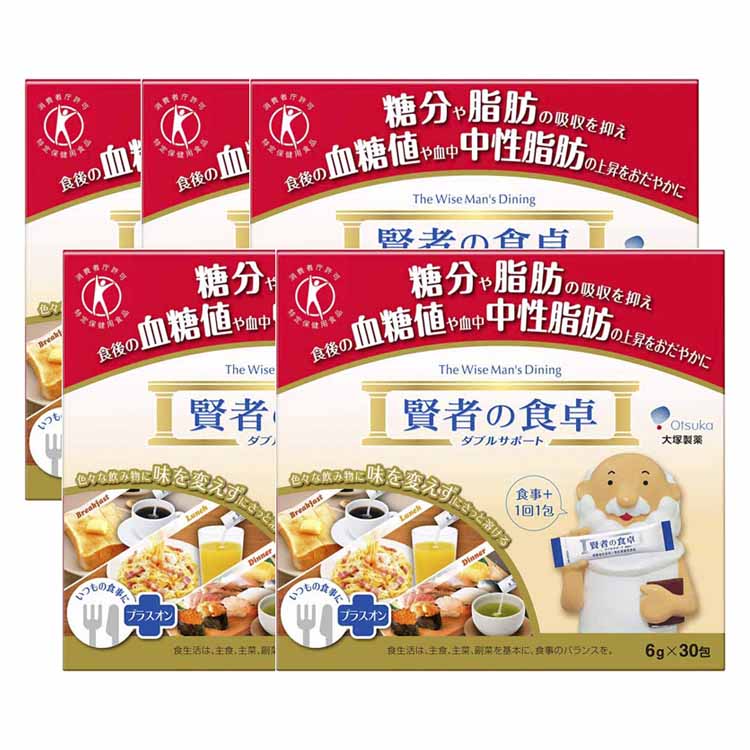 賢者の食卓 ダブルサポート 6g×30包 5個セット | イオンスタイル