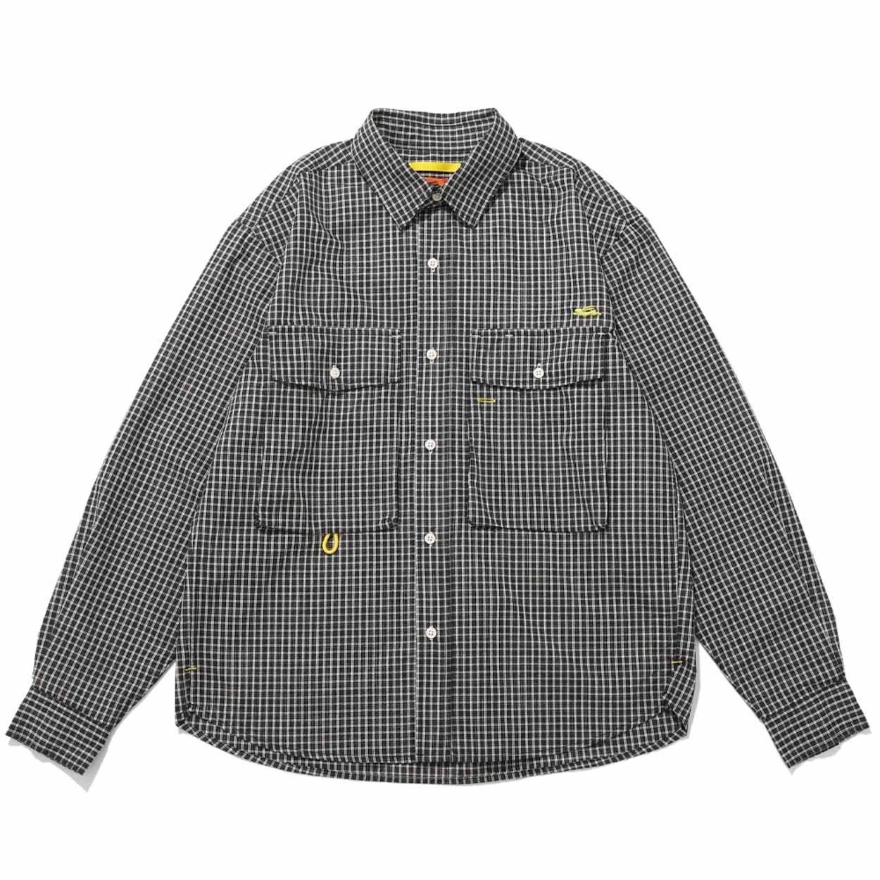 KRIFF MAYER(クリフメイヤー) シアサッカーチェックドアシャツ