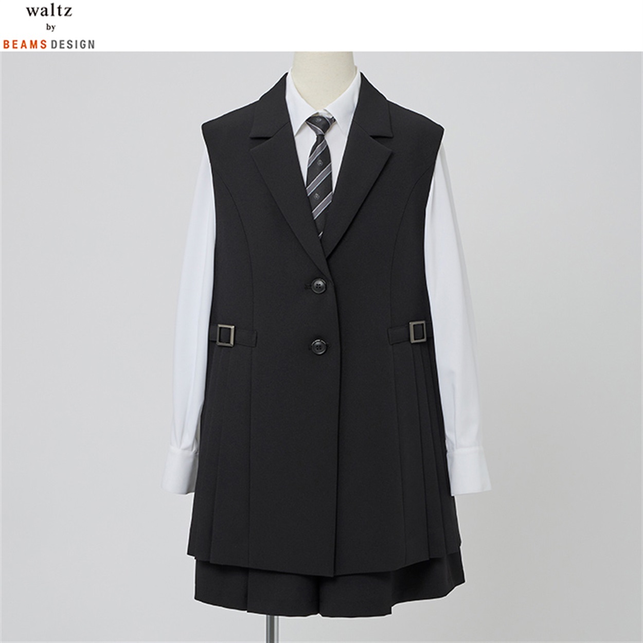 waltz by BEAMS DESIGN ブラックベストスーツ キッズ 女の子 ビームス