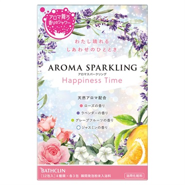 アロマスパークリング Happiness Time 30g 入浴剤 バスクリン | イオン
