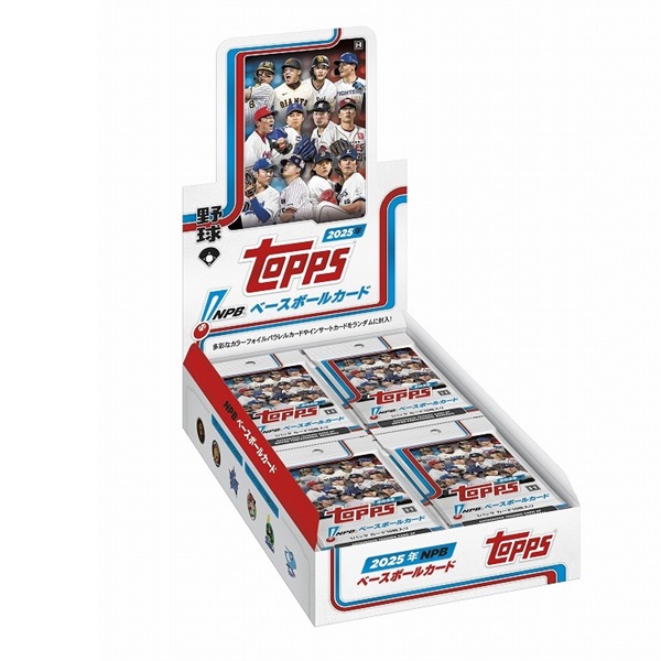 2025 TOPPS NPB ベースボールカード BOX お一人さま1点限り