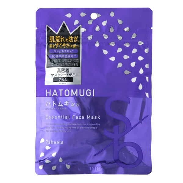 ハトムギ エッセンシャル フェイスマスク 7枚 ソッコービューティー