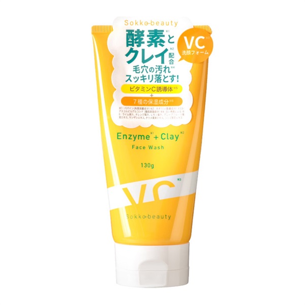 VC 酵素洗顔フォーム 130g ソッコービューティー Sokko beauty