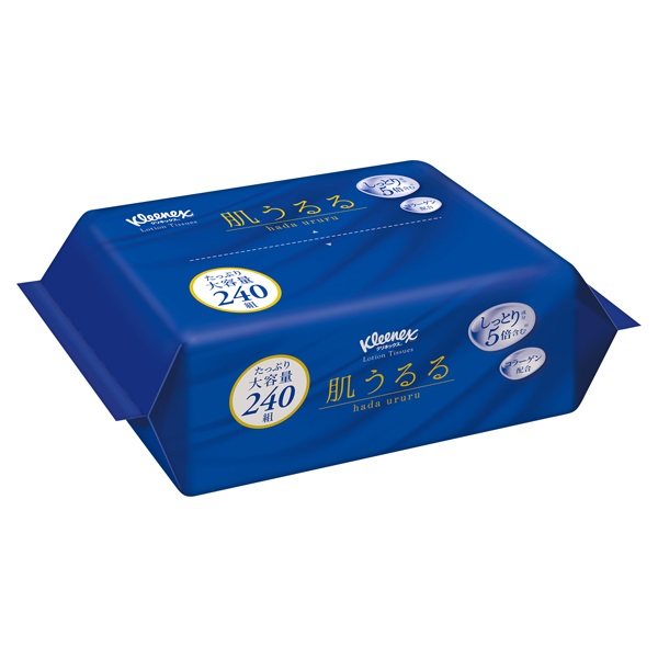 クリネックス ティシュー ローション 肌うるる ソフトパック 240組