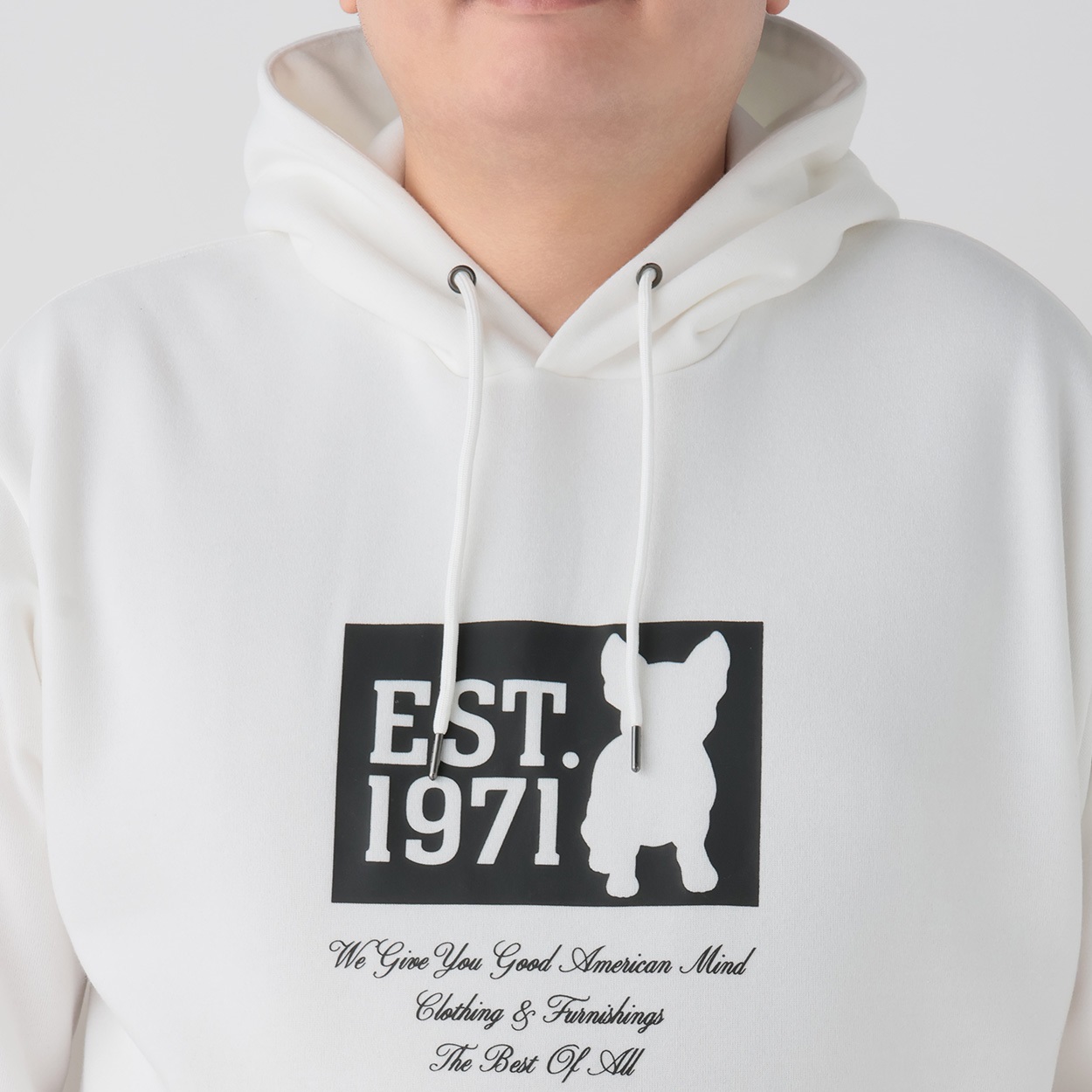 大きいサイズ モノトーン起毛プルパーカー メンズ GREATESS(グレイテス