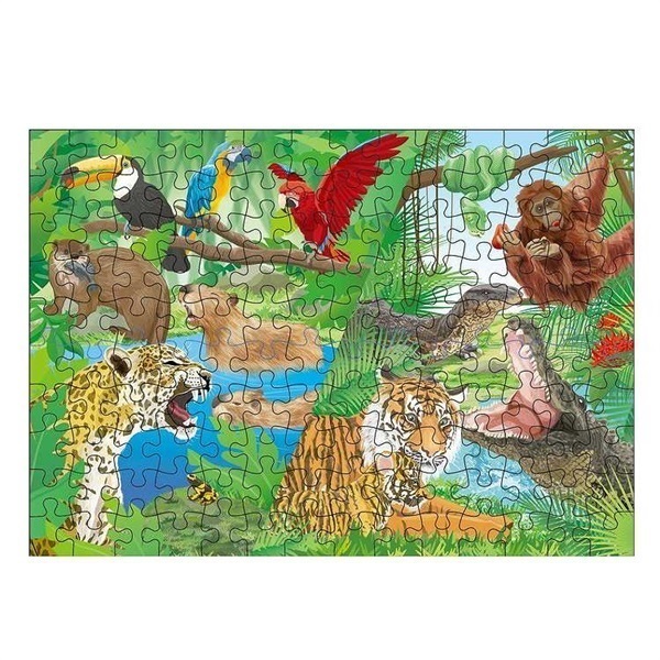 KUMON くもんのジグソーパズル STEP5 大自然の動物たち 4944121548354