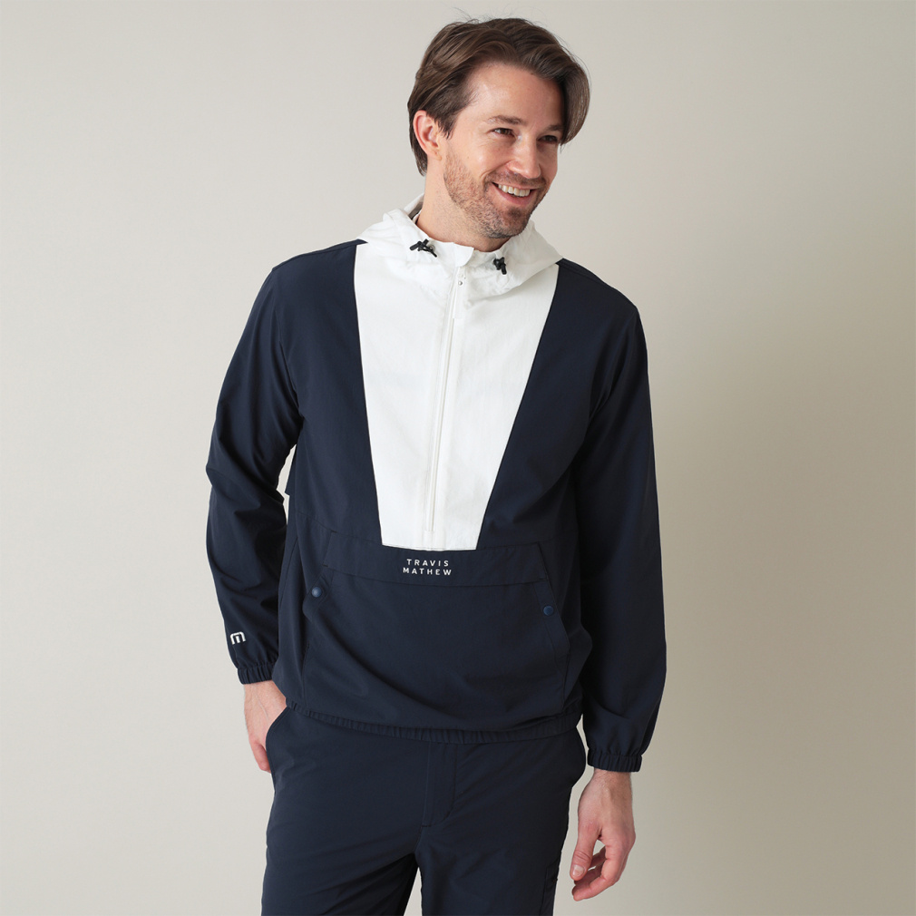 トラヴィスマシュー ゴルフウェア 長袖ウインドブレーカー 秋 冬