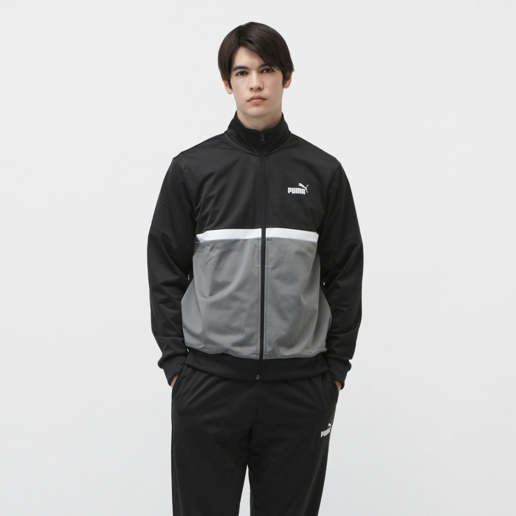 プーマ メンズ ジャージ 上下セット ポリ カラーブロックスーツ 687659