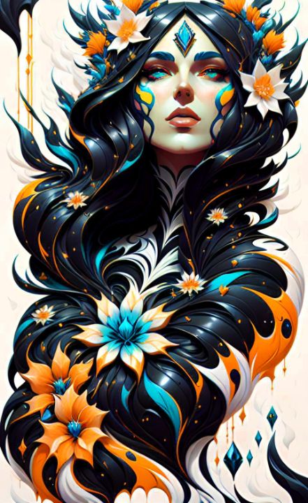 k - Sensational Energy - Digital Art & AI, People & Figures