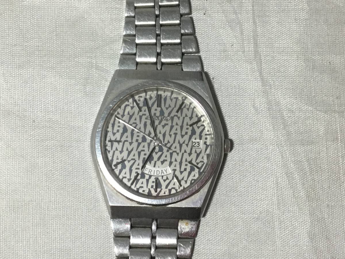 中古】希少SEIKO 非売品 ヤンマー勤続記念時計 9533-6010 稼働品