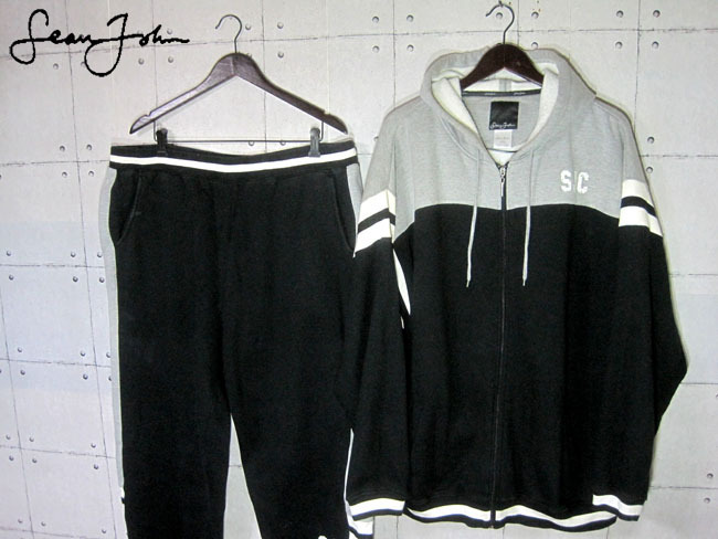 Sean John ショーンジョン/スウェットZIPパーカーxスウェットパンツ