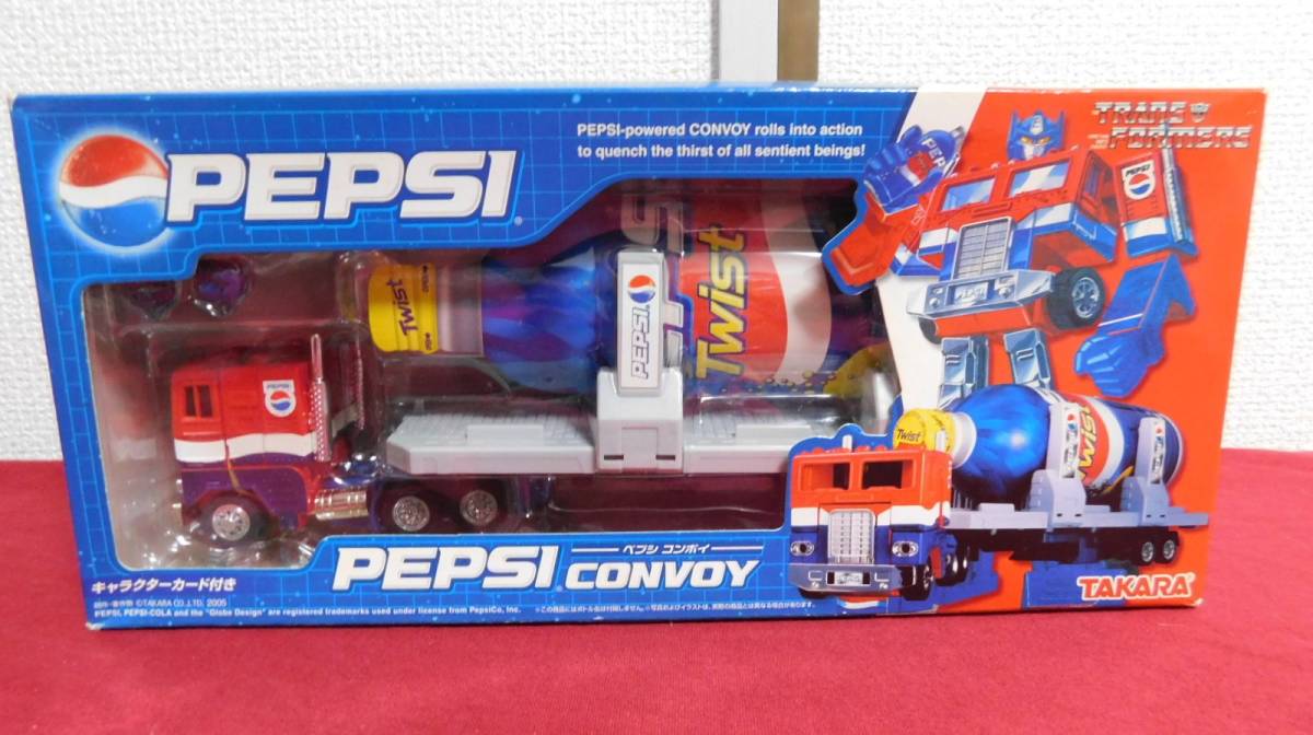 新品 タカラ トランスフォーマー ペプシ コンボイ 未開封