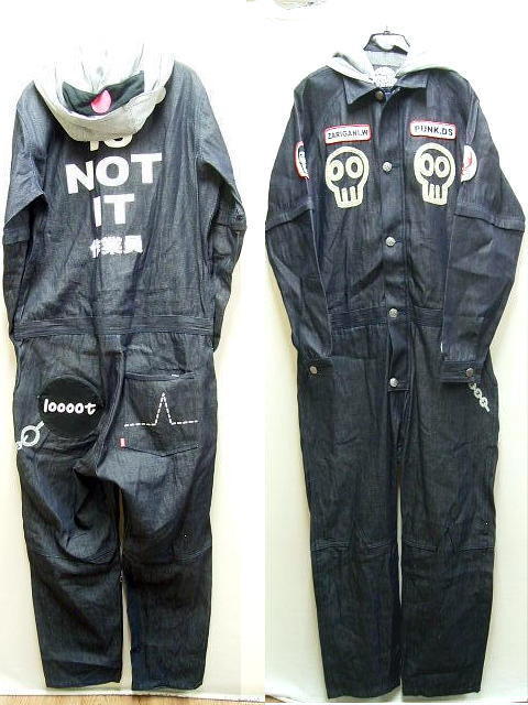 PUNK DRUNKERS ツナギ パンクドランカーズ ツナギ XL 4way 美品 パンク