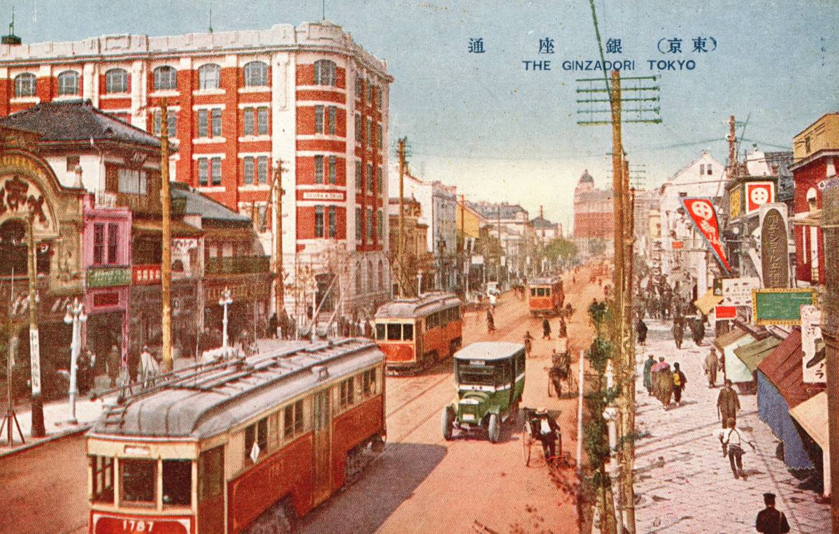 No.493 and 526 油絵/風景/街景/東京/銀座 No.493 and 526 油絵/風景