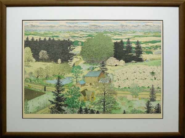 新入荷＊ 人気画家！スーザン ハント ウォルコッツ「FEBRUARY」銅版画