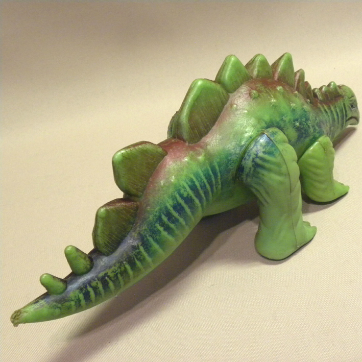 s*r様 パチモン怪獣ソフビ 恐竜ステゴサウルス 1970年頃 当時物 世界的