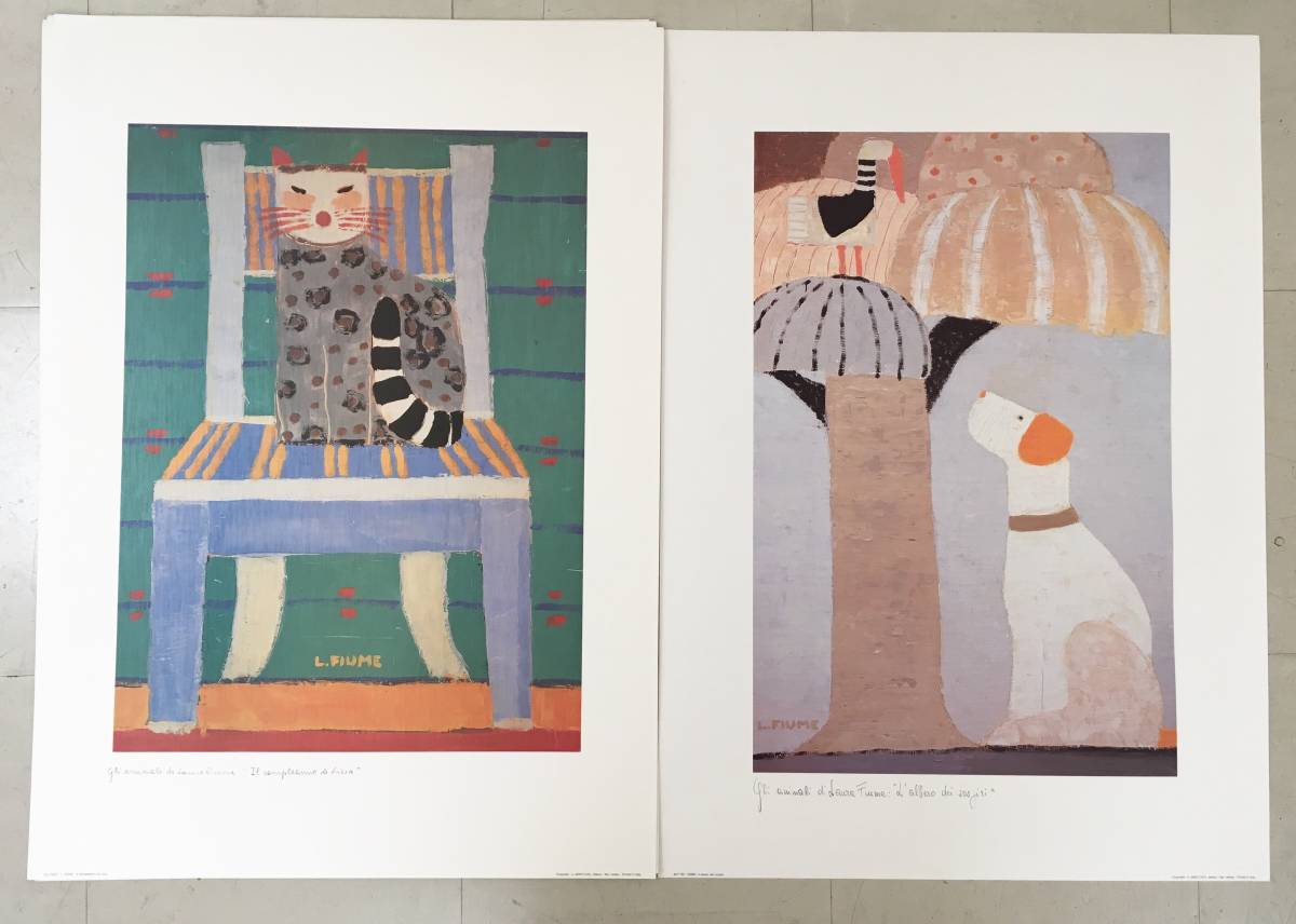 美品◇Laura Fiume◇ラウラフューメ◇版画◇額装 ラウラ・フューメ