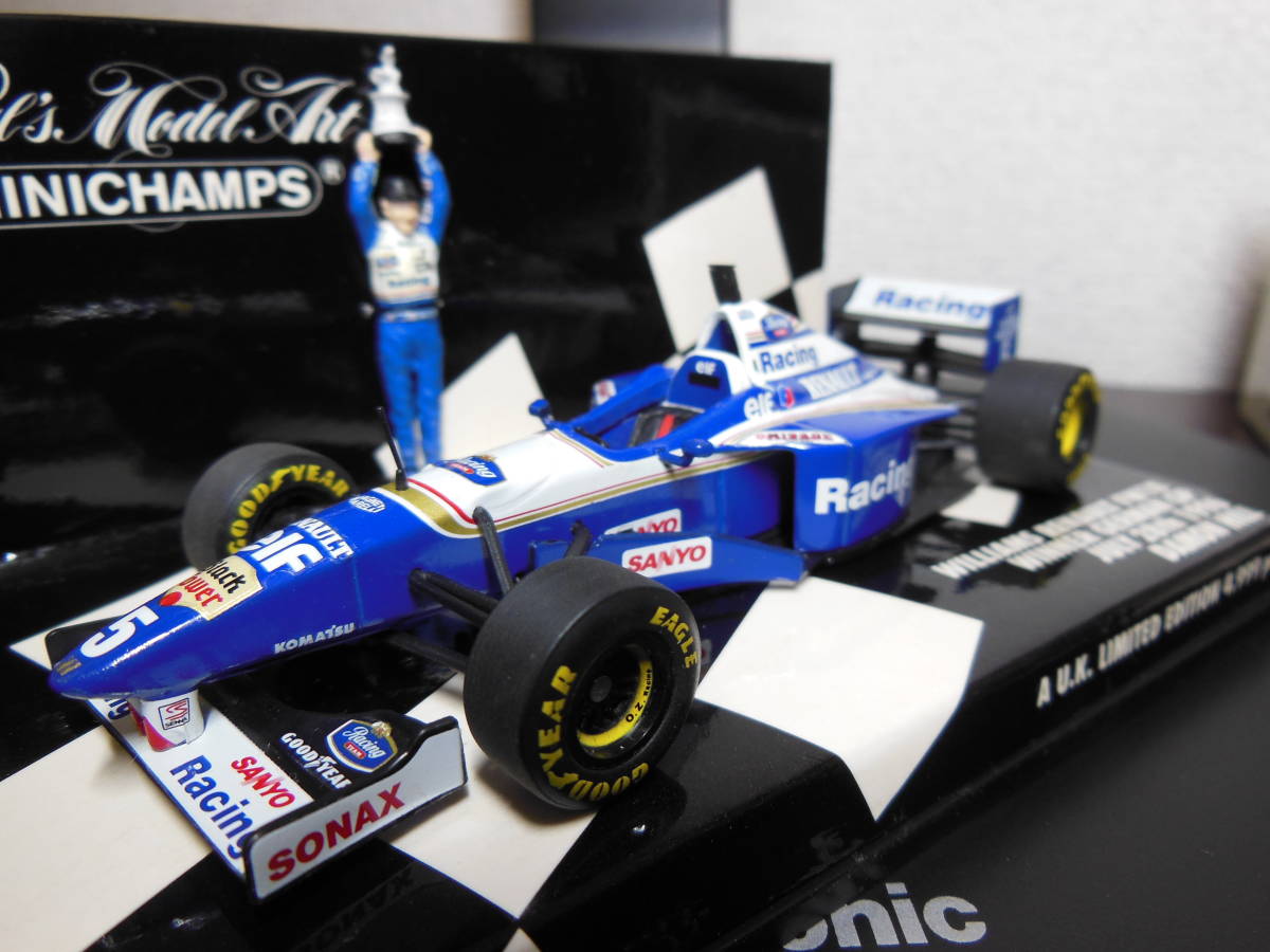 PMA ミニチャンプス 1/43 ウィリアムズ ルノー FW18 ドイツGP優勝 1996