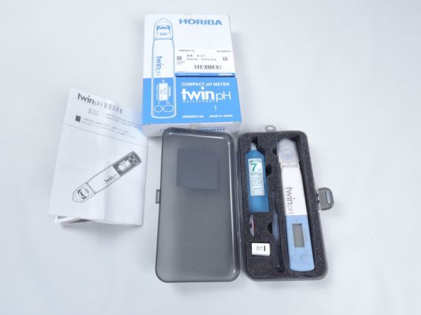 HORIBA twin pH コンパクト pHメーター B-211 // 染色 藍染の落札情報