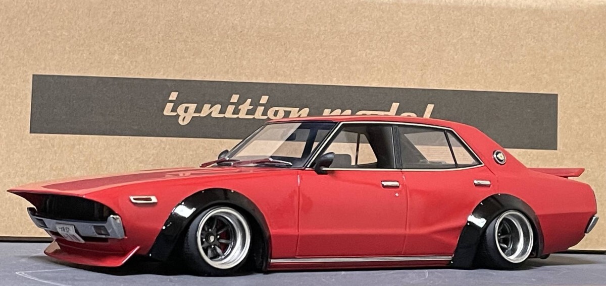 未使用1⁄18 1/18ミニカー IG ブタ目マークII新品【改】カスタム