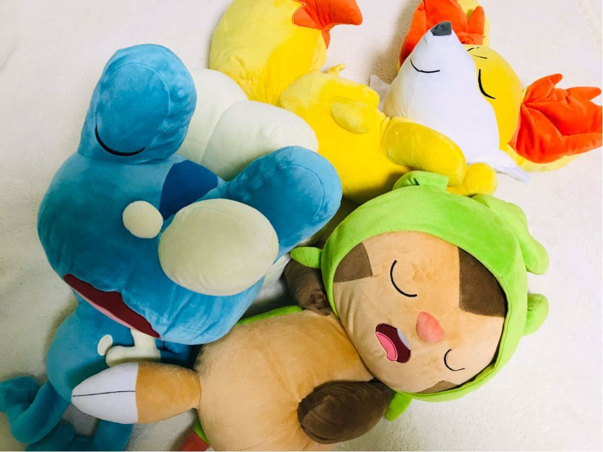 ポケモン 2015年 初夢ぬいぐるみ ハリマロン フォッコ ケロマツ