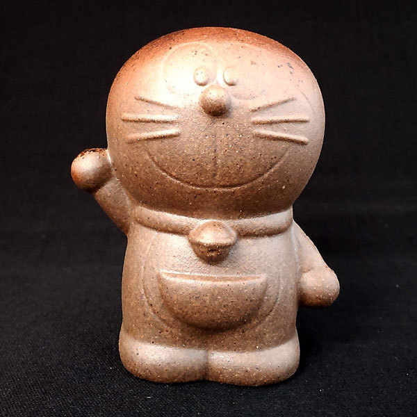0605a◇Doraemon's Bell◇ぼく、備前焼◇当時物 限定品 ドラえもん 元