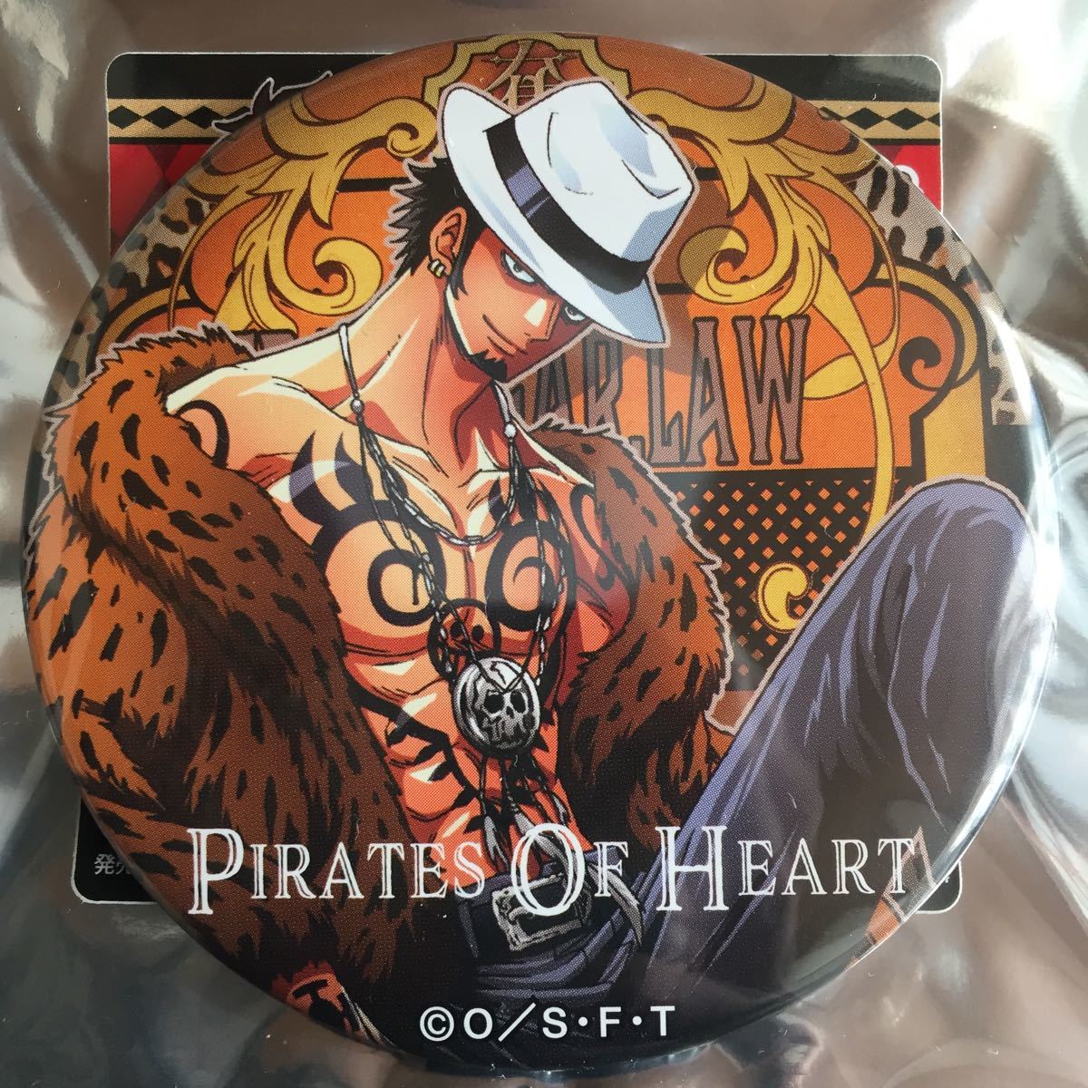 ONE PIECE 輩缶バッジ プレミアム ロー セブン限定