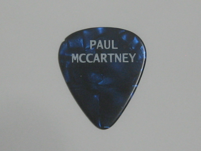 Paul McCartney ポール・マッカートニー 2017 ギターピック Paul