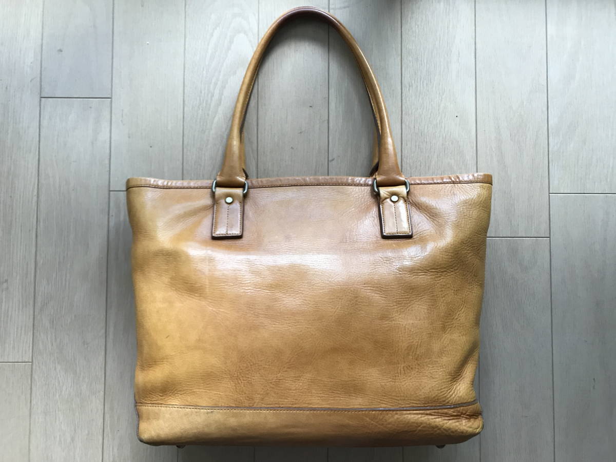 ☆土屋鞄 ガジェット・スタジオキャリートート キャメル（中古）☆の