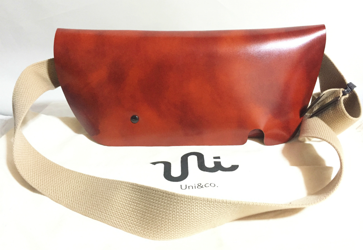 新品】新品 Uni & co.レザー メッセンジャーバッグ MESSENGER BAG (S