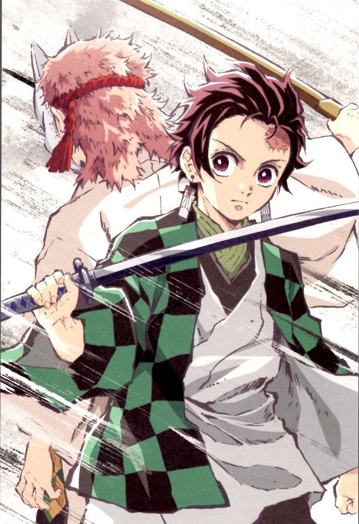 新品】鬼滅の刃 全集中展 幕間画(アイキャッチ) ポストカード[肆] 竈門