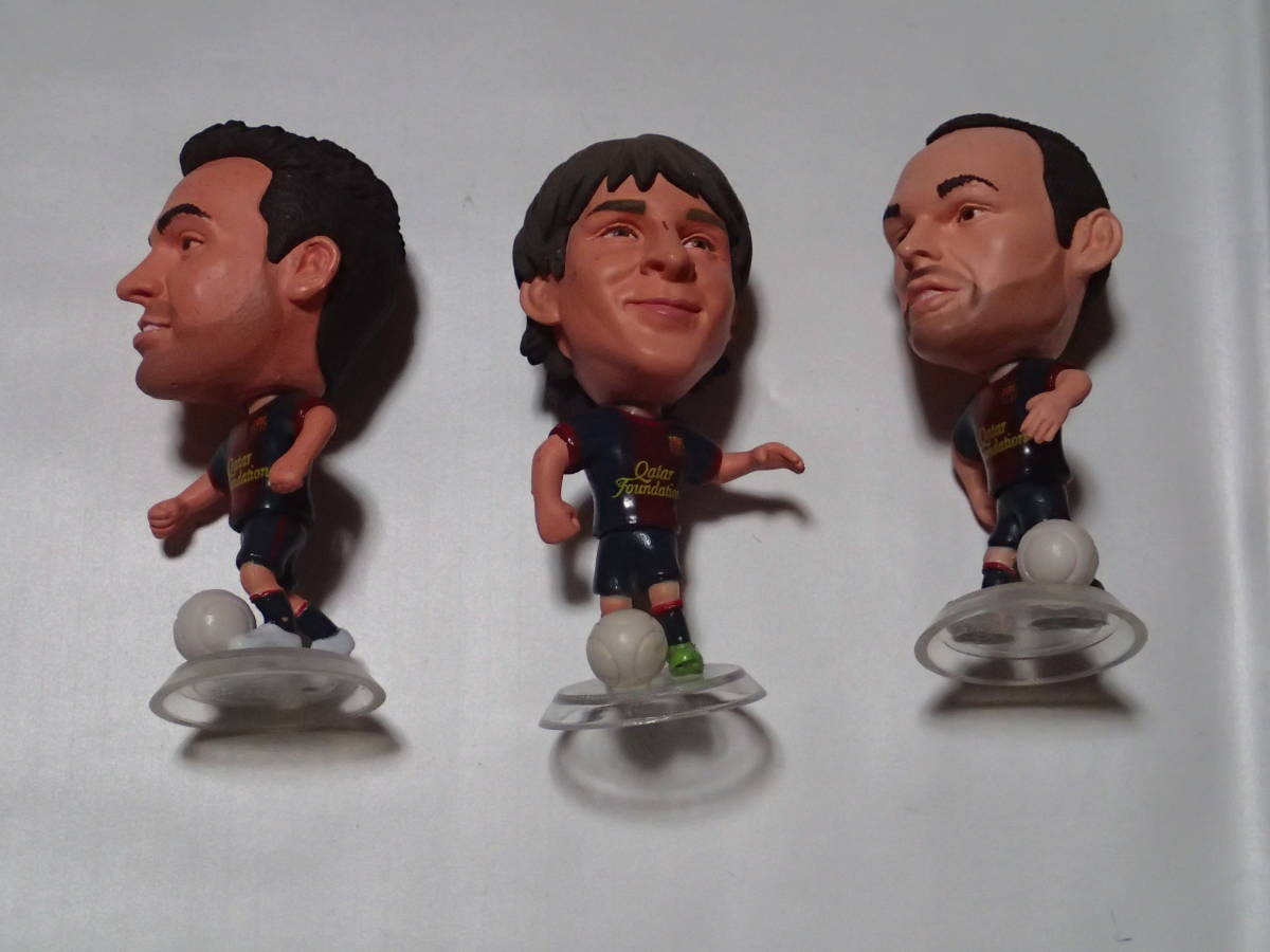 □S90 KODOTO サッカーフィギュア バルセロナ 5体セット メッシ