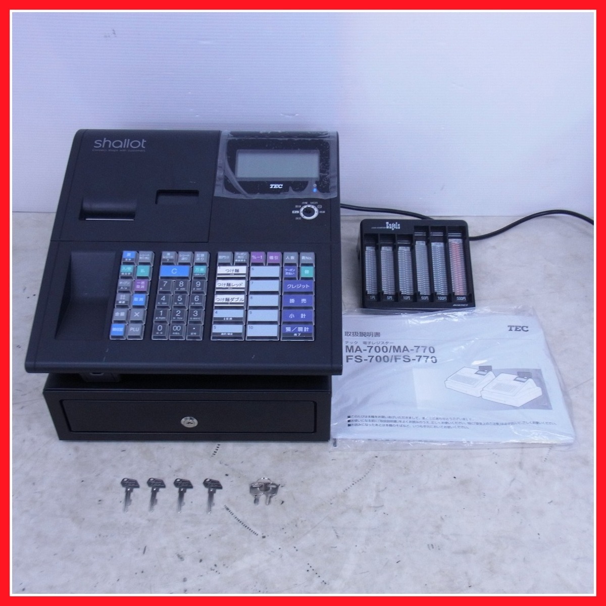 ☆東芝テック 電子レジスター Shallot MA-700 取説付き TEC ジャンク
