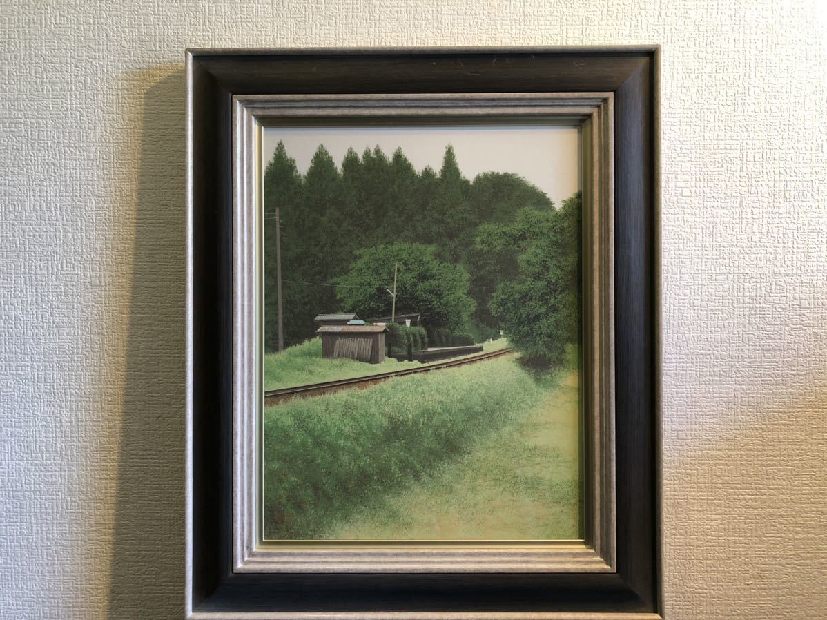 真作」小田野尚之 日本美術院 同人 芸大秀才 本格岩絵の具 4号S 真作