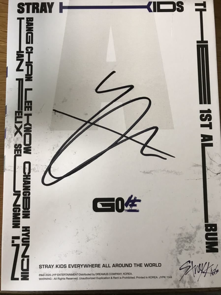 Stray Kids IN LIFE 直筆サイン入りアルバム straykids IN生 直筆