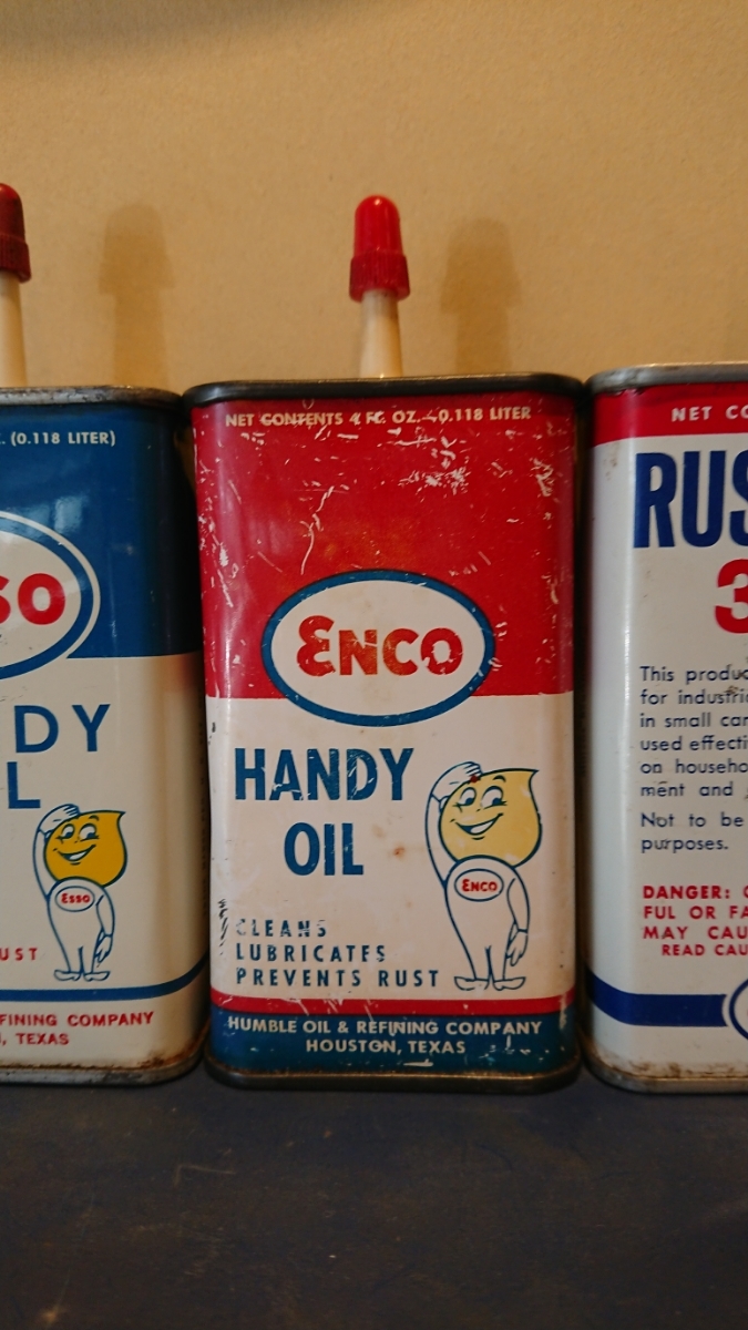 激レア！50's ENCO エンコ ESSO エッソ オイルドロップ ビンテージ