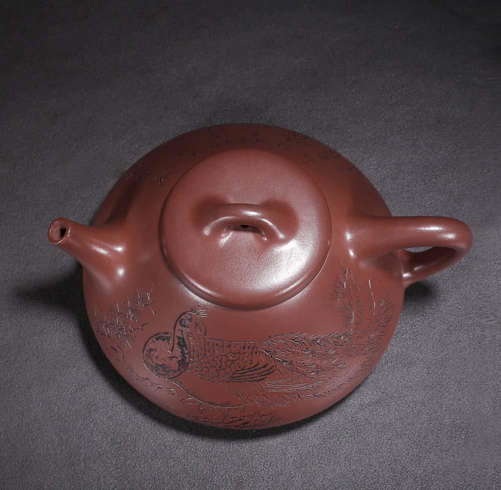 Gu Jingzhou Signed Old Chinese Handmade Yixing Zisha Teapot w