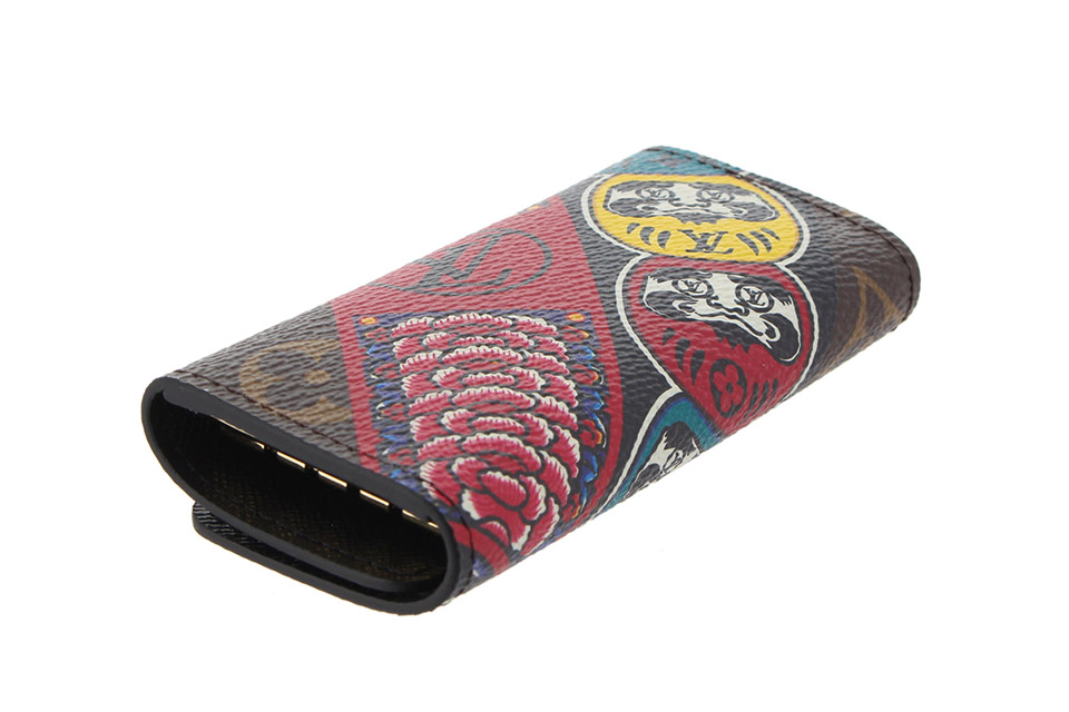 キーケース4本 ミュルティクレ4 ダルマ 達磨 歌舞伎モチーフ 山本寛斎