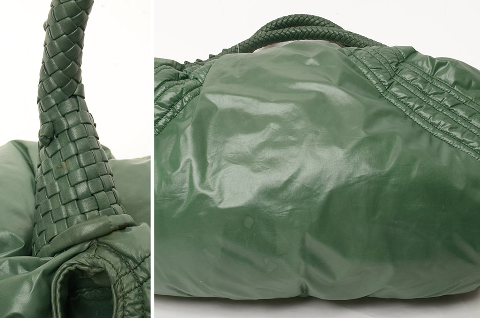 スパイバッグ モンクレールコラボ FENDI /MONCLER ナイロン グリーン