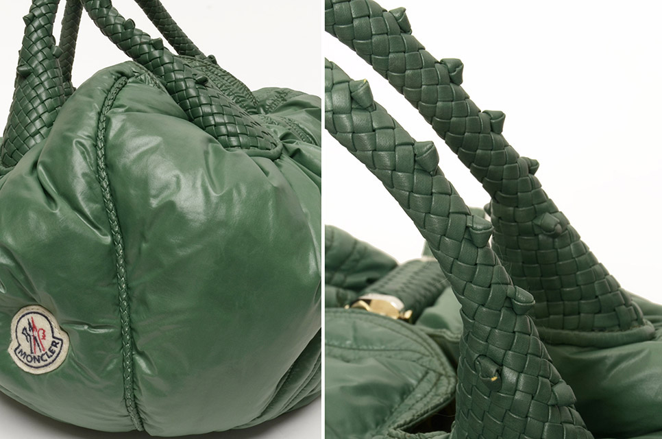 スパイバッグ モンクレールコラボ FENDI /MONCLER ナイロン グリーン