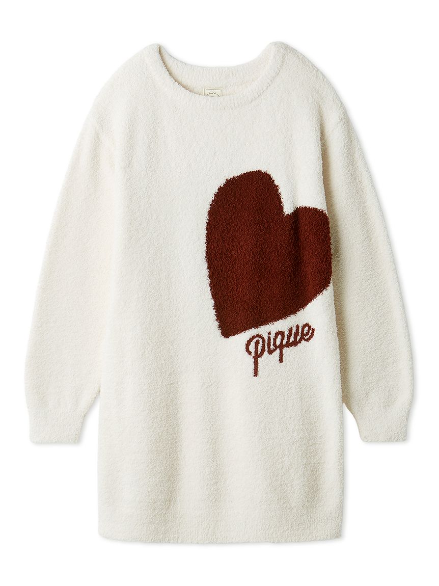 ONLINE限定】ハートジャガードワンピース(ワンピース)｜ルームウェア