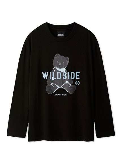WILDSIDE】【UNISEX】ベアモチーフロングTシャツ(トップス)｜ルーム